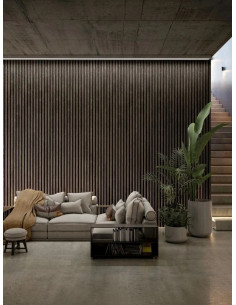 Wall Panel Wide Moldura Inicio 62x21mm x 2,75m Nogal 2